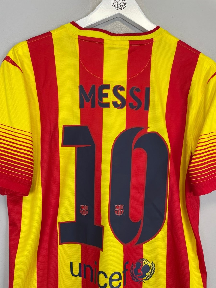 2013/14 BARCELONA MESSI 10 AWAY SHIRT (M) NIKE - Cult Kits - Medium - Buy Vintage Football Shirts, Authentic Retro Football Shirts For Sale, Classic Football Shirts & Soccer Jersey