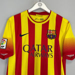2013/14 BARCELONA MESSI 10 AWAY SHIRT (M) NIKE - Cult Kits - Medium - Buy Vintage Football Shirts, Authentic Retro Football Shirts For Sale, Classic Football Shirts & Soccer Jersey