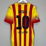 2013/14 BARCELONA MESSI 10 AWAY SHIRT (M) NIKE - Cult Kits - Medium - Buy Vintage Football Shirts, Authentic Retro Football Shirts For Sale, Classic Football Shirts & Soccer Jersey