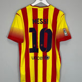 2013/14 BARCELONA MESSI 10 AWAY SHIRT (M) NIKE - Cult Kits - Medium - Buy Vintage Football Shirts, Authentic Retro Football Shirts For Sale, Classic Football Shirts & Soccer Jersey