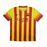 Buy 2013/14 Barcelona Messi 10 Away Shirt (M) Nike ~ Free worldwide shipping ~ Authentic Vintage Football Shirts from Cult Kits