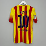 Shop 2013/14 BARCELONA MESSI #10 AWAY SHIRT (S) NIKE, classic football shirts, vintage football shirts & retro soccer jerseys at Cult Kits
