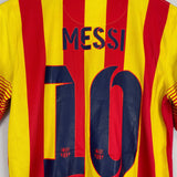 Shop 2013/14 BARCELONA MESSI #10 AWAY SHIRT (S) NIKE, classic football shirts, vintage football shirts & retro soccer jerseys at Cult Kits