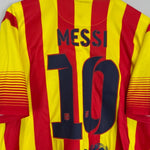 2013/14 BARCELONA MESSI 10 AWAY SHIRT (XL) NIKE - Cult Kits - XL - Buy Vintage Football Shirts, Authentic Retro Football Shirts For Sale, Classic Football Shirts & Soccer Jersey