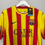 Shop 2013/14 BARCELONA MESSI #10 *BNWT* AWAY SHIRT (L) NIKE, classic football shirts, vintage football shirts & retro soccer jerseys at Cult Kits