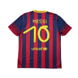 Buy 2013/14 Barcelona Messi 10 Home Shirt (L) Nike ~ Free worldwide shipping ~ Authentic Vintage Football Shirts from Cult Kits