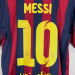 Shop 2013/14 BARCELONA MESSI #10 HOME SHIRT (S) NIKE, classic football shirts, vintage football shirts & retro soccer jerseys at Cult Kits