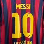 Shop 2013/14 BARCELONA MESSI #10 HOME SHIRT (XL) NIKE, classic football shirts, vintage football shirts & retro soccer jerseys at Cult Kits