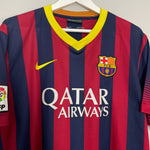 Shop 2013/14 BARCELONA MESSI #10 HOME SHIRT (XL) NIKE, classic football shirts, vintage football shirts & retro soccer jerseys at Cult Kits