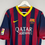 Shop 2013/14 BARCELONA MESSI #10 HOME SHIRT (XL) NIKE, classic football shirts, vintage football shirts & retro soccer jerseys at Cult Kits
