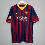 Shop 2013/14 BARCELONA MESSI #10 HOME SHIRT (XL) NIKE, classic football shirts, vintage football shirts & retro soccer jerseys at Cult Kits