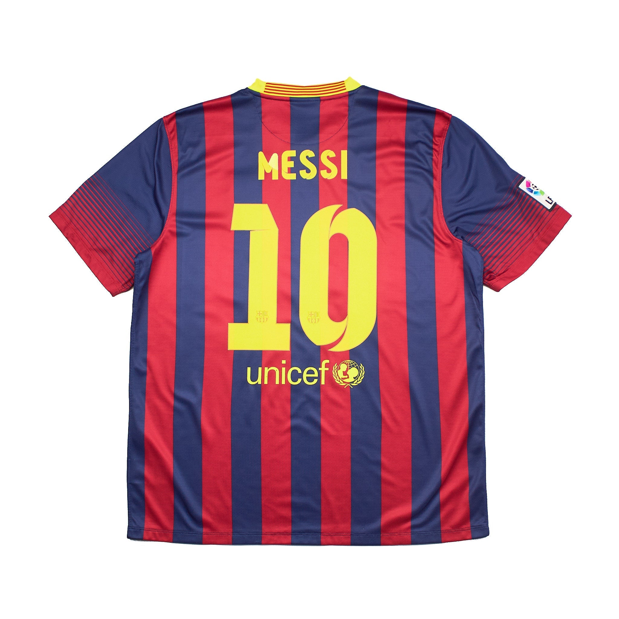 Buy 2013/14 Barcelona Messi 10 Home Shirt (XL) Nike ~ Free worldwide shipping ~ Authentic Vintage Football Shirts from Cult Kits