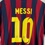 Shop 2013/14 BARCELONA MESSI #10 HOME SHIRT (XL) NIKE, classic football shirts, vintage football shirts & retro soccer jerseys at Cult Kits