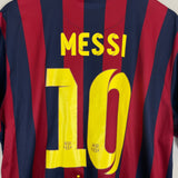 Shop 2013/14 BARCELONA MESSI #10 HOME SHIRT (XL) NIKE, classic football shirts, vintage football shirts & retro soccer jerseys at Cult Kits