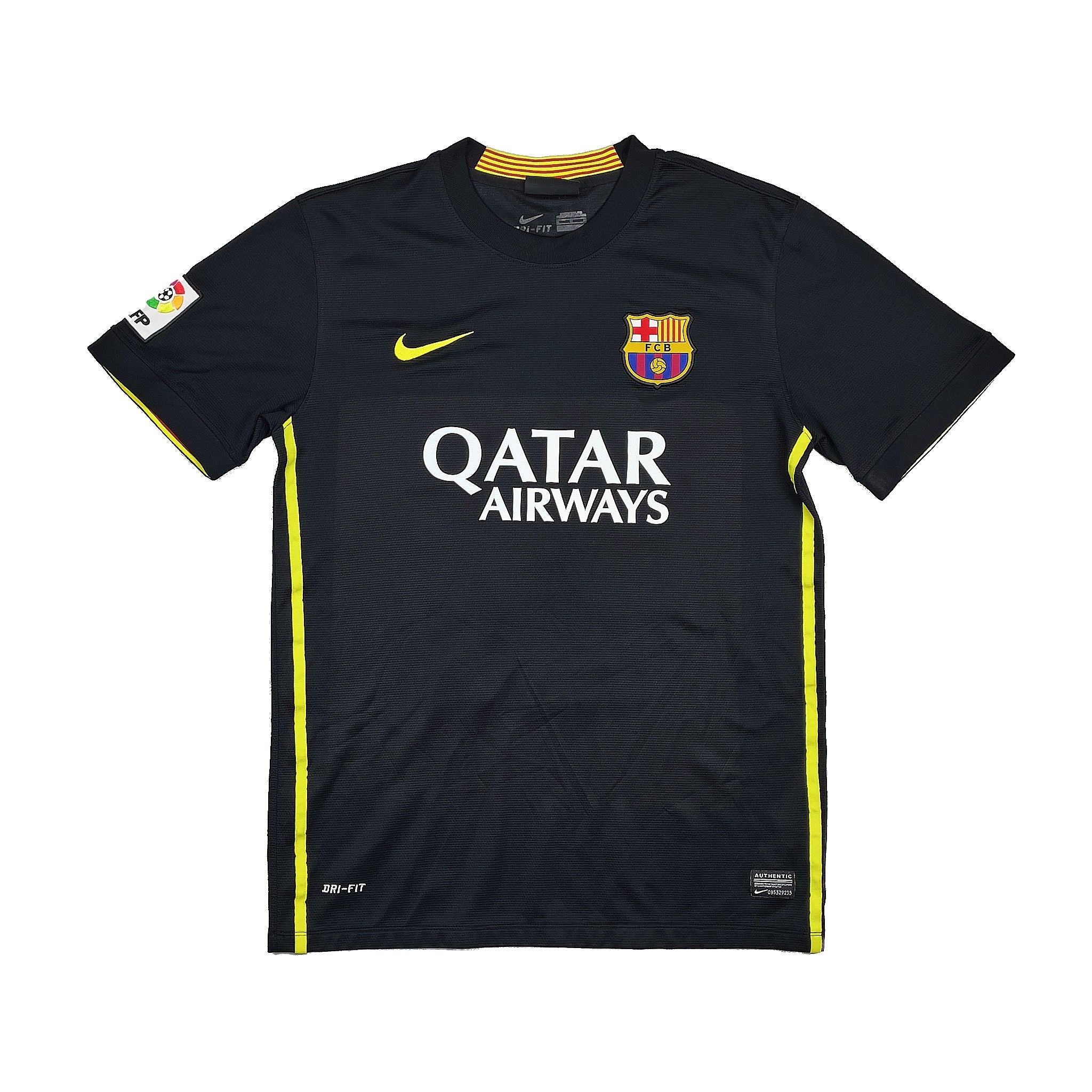 Buy 2013/14 BARCELONA MESSI 10 THIRD SHIRT (M) NIKE ~ Free worldwide shipping available ~ Authentic Vintage Football Shirts from Cult Kits
