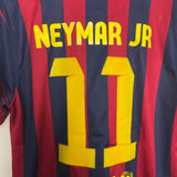 Shop 2013/14 BARCELONA NEYMAR #11 HOME SHIRT (M) NIKE, classic football shirts, vintage football shirts & retro soccer jerseys at Cult Kits