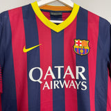 Shop 2013/14 BARCELONA NEYMAR #11 HOME SHIRT (M) NIKE, classic football shirts, vintage football shirts & retro soccer jerseys at Cult Kits