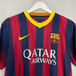 Shop 2013/14 BARCELONA NEYMAR JR #11 HOME SHIRT (M) NIKE, classic football shirts, vintage football shirts & retro soccer jerseys at Cult Kits
