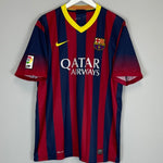 2013/14 BARCELONA NEYMAR JR 11 HOME SHIRT (XL) NIKE - Cult Kits - XL - Buy Vintage Football Shirts, Authentic Retro Football Shirts For Sale, Classic Football Shirts & Soccer Jersey
