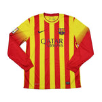 Buy 2013/14 BARCELONA NEYMAR JR 11 L/S AWAY SHIRT (L) NIKE ~ Free worldwide shipping available ~ Authentic Vintage Football Shirts from Cult Kits