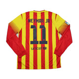 Buy 2013/14 BARCELONA NEYMAR JR 11 L/S AWAY SHIRT (L) NIKE ~ Free worldwide shipping available ~ Authentic Vintage Football Shirts from Cult Kits