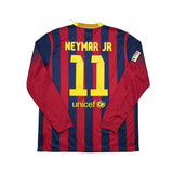 Buy 2013/14 Barcelona Neymar Jr 11 L/S Home Shirt (XL) Nike ~ Free worldwide shipping available ~ Authentic Vintage Football Shirts from Cult Kits