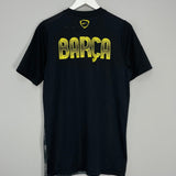 Shop 2013/14 BARCELONA TRAINING SHIRT (L) NIKE, classic football shirts, vintage football shirts & retro soccer jerseys at Cult Kits