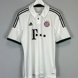 Shop 2013/14 BAYERN MUNICH AWAY SHIRT (L) ADIDAS, classic football shirts, vintage football shirts & retro soccer jerseys at Cult Kits