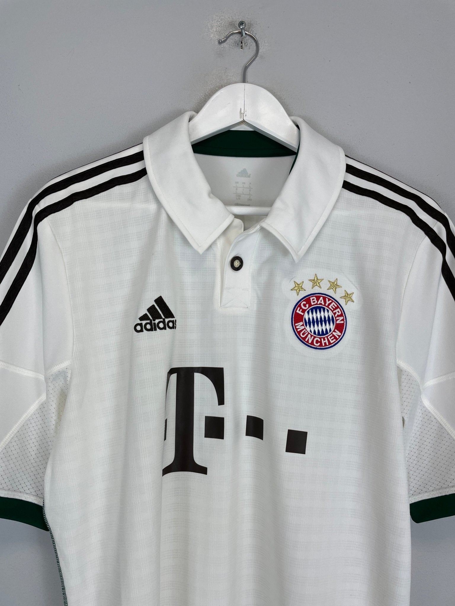 Shop 2013/14 BAYERN MUNICH AWAY SHIRT (L) ADIDAS, classic football shirts, vintage football shirts & retro soccer jerseys at Cult Kits