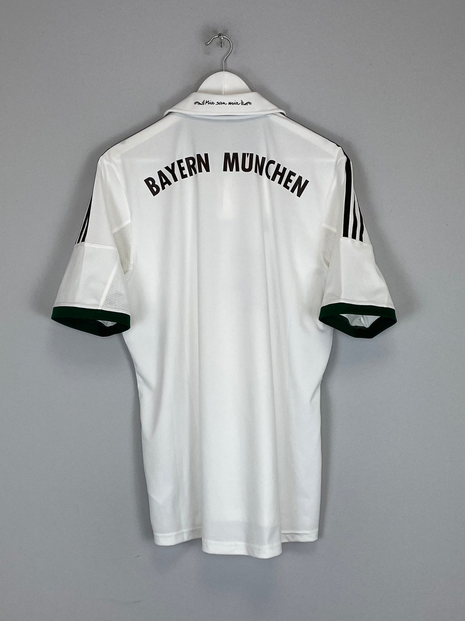 Shop 2013/14 BAYERN MUNICH AWAY SHIRT (L) ADIDAS, classic football shirts, vintage football shirts & retro soccer jerseys at Cult Kits