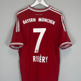 2013/14 BAYERN MUNICH RIBERY 7 HOME SHIRT (XL) ADIDAS - Cult Kits - XL - Buy Vintage Football Shirts, Authentic Retro Football Shirts For Sale, Classic Football Shirts & Soccer Jersey
