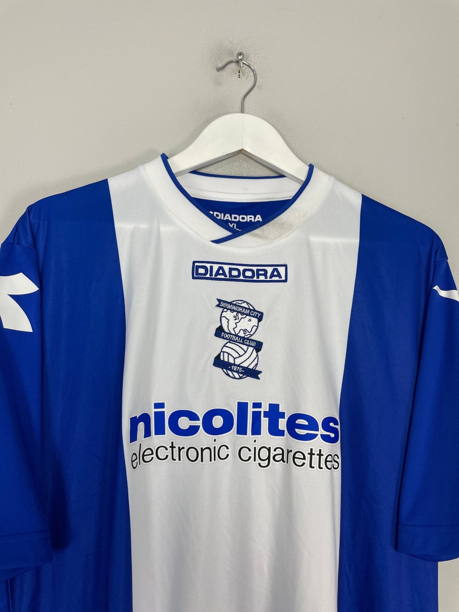 Shop 2013/14 BIRMINGHAM CITY *BNWT* HOME SHIRT (XL) DIADORA, classic football shirts, vintage football shirts & retro soccer jerseys at Cult Kits