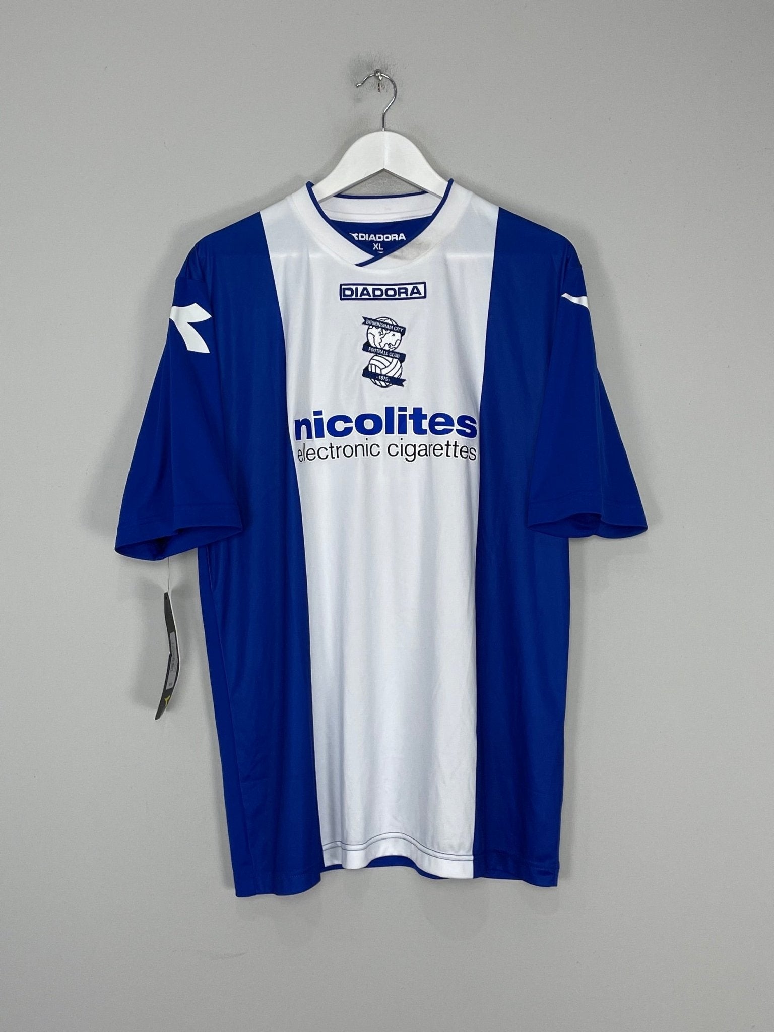 Shop 2013/14 BIRMINGHAM CITY *BNWT* HOME SHIRT (XL) DIADORA, classic football shirts, vintage football shirts & retro soccer jerseys at Cult Kits