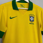 Shop 2013/14 BRAZIL HOME SHIRT (S) NIKE, classic football shirts, vintage football shirts & retro soccer jerseys at Cult Kits