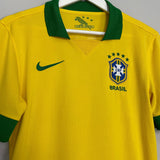 Shop 2013/14 BRAZIL HOME SHIRT (S) NIKE, classic football shirts, vintage football shirts & retro soccer jerseys at Cult Kits