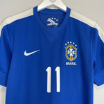 2013/14 BRAZIL NEYMAR JR 11 AWAY SHIRT (M) NIKE - Cult Kits - Medium - Buy Vintage Football Shirts, Authentic Retro Football Shirts For Sale, Classic Football Shirts & Soccer Jersey
