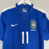 2013/14 BRAZIL NEYMAR JR 11 AWAY SHIRT (M) NIKE - Cult Kits - Medium - Buy Vintage Football Shirts, Authentic Retro Football Shirts For Sale, Classic Football Shirts & Soccer Jersey