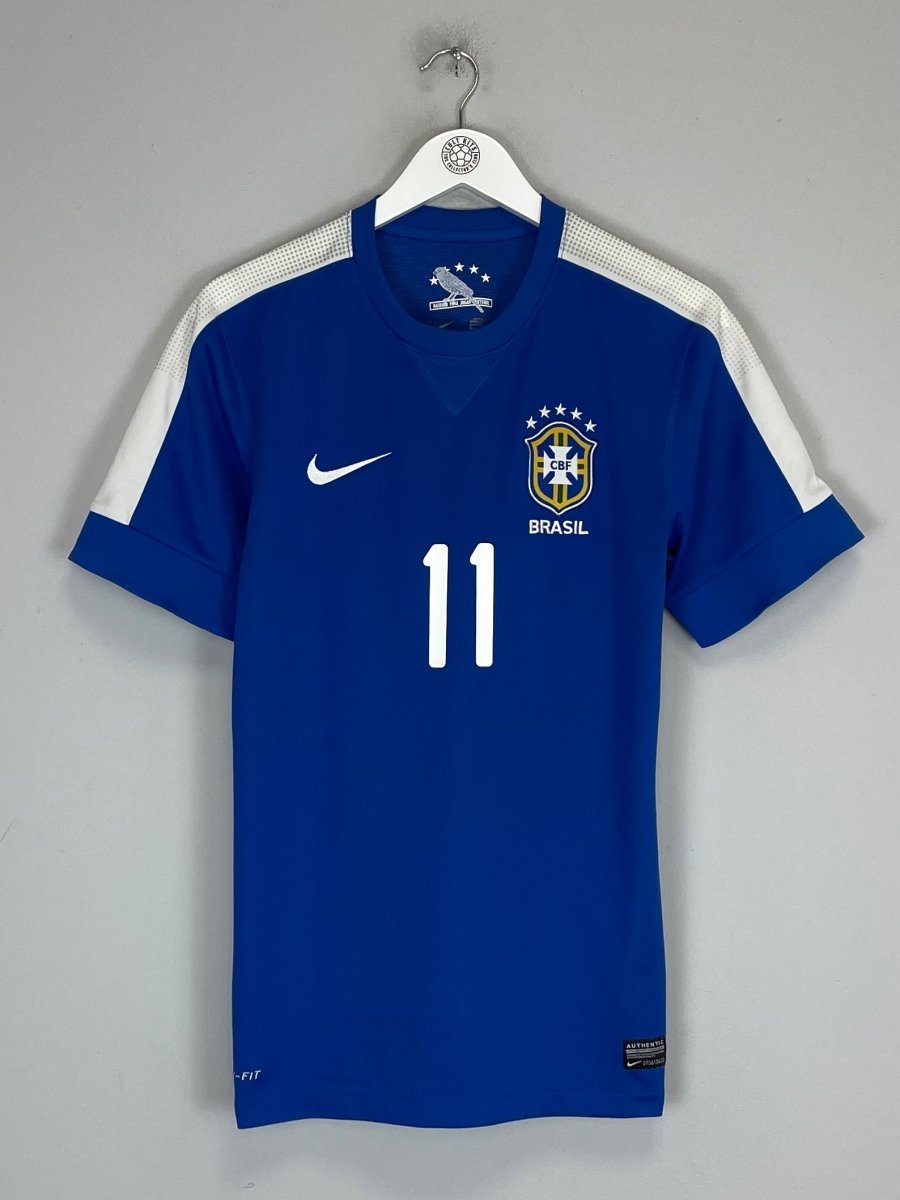 2013/14 BRAZIL NEYMAR JR 11 AWAY SHIRT (M) NIKE - Cult Kits - Medium - Buy Vintage Football Shirts, Authentic Retro Football Shirts For Sale, Classic Football Shirts & Soccer Jersey