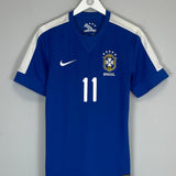 2013/14 BRAZIL NEYMAR JR 11 AWAY SHIRT (M) NIKE - Cult Kits - Medium - Buy Vintage Football Shirts, Authentic Retro Football Shirts For Sale, Classic Football Shirts & Soccer Jersey