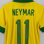 Shop 2013/14 BRAZIL NEYMAR JR #11 HOME SHIRT (S) NIKE, classic football shirts, vintage football shirts & retro soccer jerseys at Cult Kits