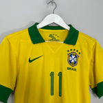 Shop 2013/14 BRAZIL NEYMAR JR #11 HOME SHIRT (S) NIKE, classic football shirts, vintage football shirts & retro soccer jerseys at Cult Kits