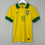 Shop 2013/14 BRAZIL NEYMAR JR #11 HOME SHIRT (S) NIKE, classic football shirts, vintage football shirts & retro soccer jerseys at Cult Kits