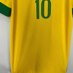 Shop 2013/14 BRAZIL RONALDINHO #10 HOME SHIRT (M) NIKE, classic football shirts, vintage football shirts & retro soccer jerseys at Cult Kits
