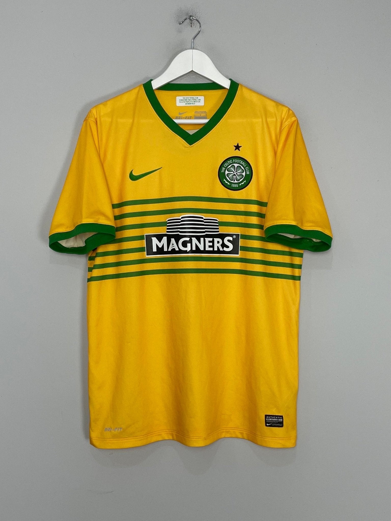 Shop 2013/14 CELTIC AWAY SHIRT (L) NIKE, classic football shirts, vintage football shirts & retro soccer jerseys at Cult Kits