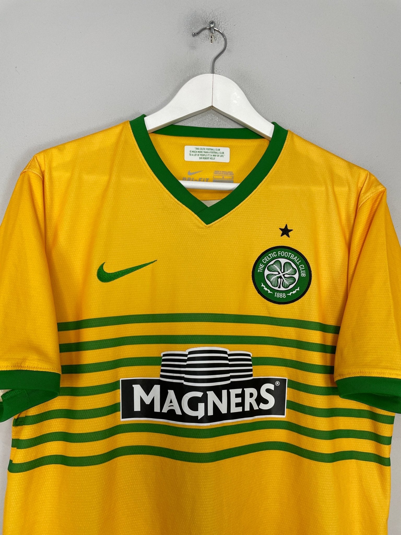 Shop 2013/14 CELTIC AWAY SHIRT (L) NIKE, classic football shirts, vintage football shirts & retro soccer jerseys at Cult Kits