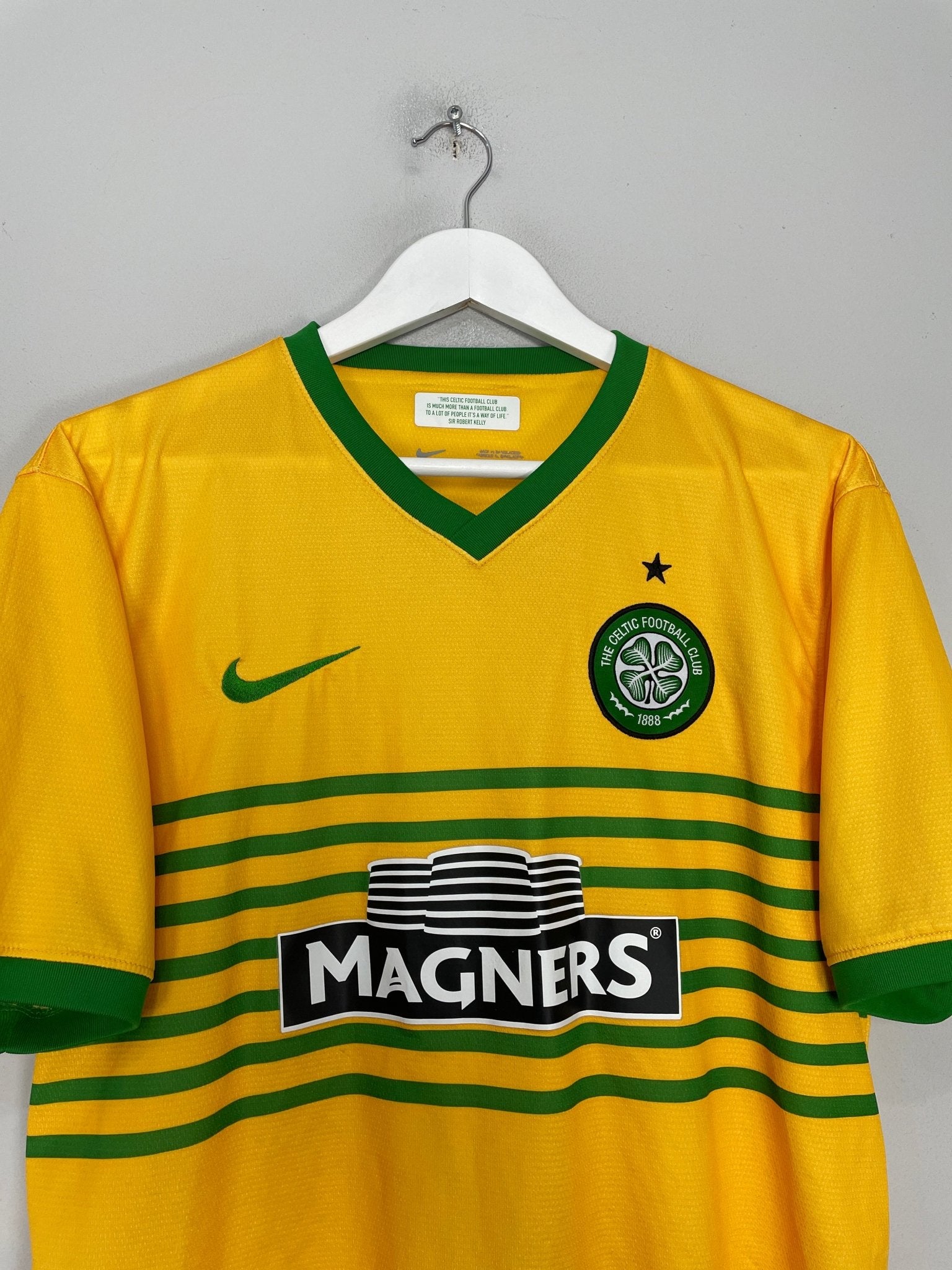 Shop 2013/14 CELTIC AWAY SHIRT (L) NIKE, classic football shirts, vintage football shirts & retro soccer jerseys at Cult Kits
