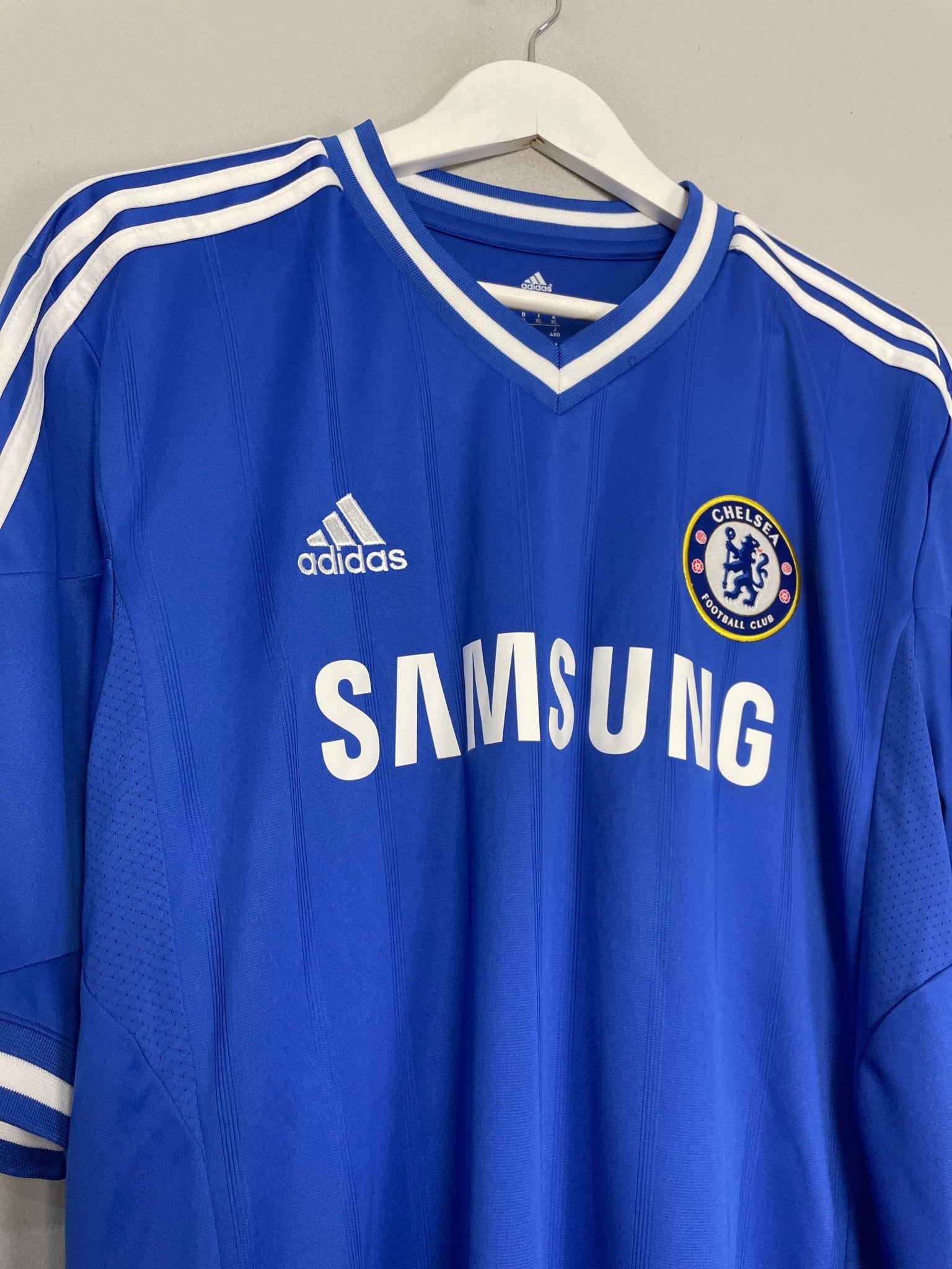 Shop 2013/14 CHELSEA HAZARD #10 HOME SHIRT (XL) ADIDAS, classic football shirts, vintage football shirts & retro soccer jerseys at Cult Kits