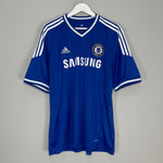 Shop 2013/14 CHELSEA HAZARD #10 HOME SHIRT (XL) ADIDAS, classic football shirts, vintage football shirts & retro soccer jerseys at Cult Kits