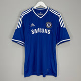 Shop 2013/14 CHELSEA HAZARD #10 HOME SHIRT (XL) ADIDAS, classic football shirts, vintage football shirts & retro soccer jerseys at Cult Kits