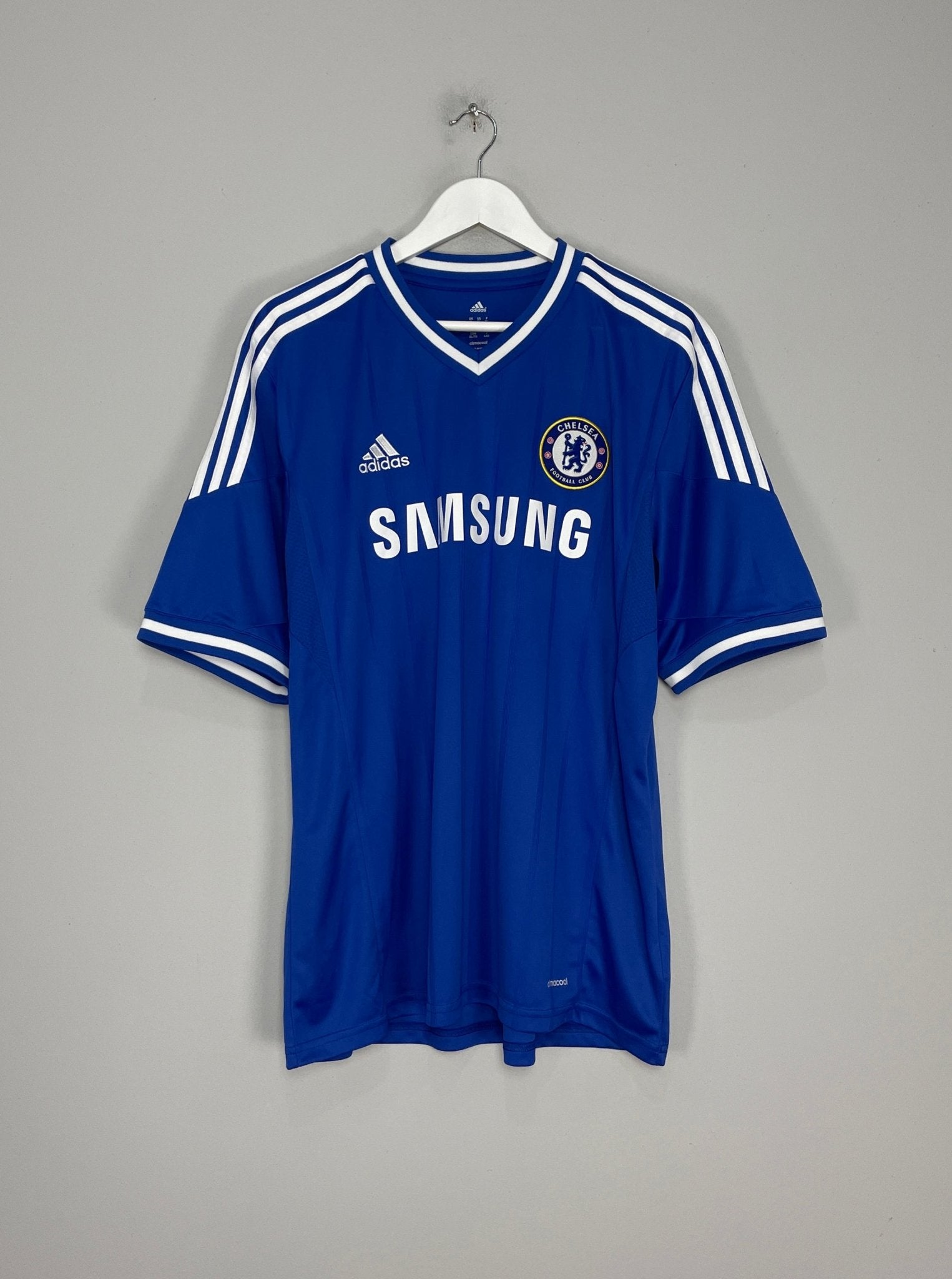Shop 2013/14 CHELSEA HAZARD #10 HOME SHIRT (XL) ADIDAS, classic football shirts, vintage football shirts & retro soccer jerseys at Cult Kits